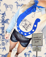 Load image into Gallery viewer, LUCKY BLUE SWEATER VEST