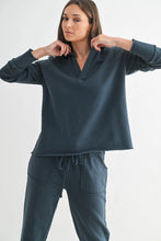 Load image into Gallery viewer, NAVY MALIBU TOP
