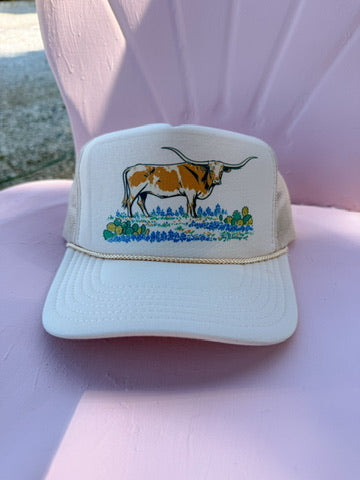 CACTUS LONGHORN CAP: SAND