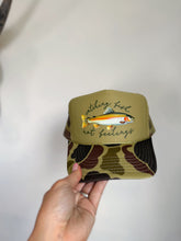 Load image into Gallery viewer, FISH NOT FEELINGS CAP: CAMO
