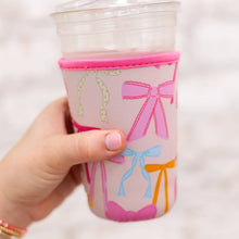Load image into Gallery viewer, Coquette Bows Drink Sleeve: Medium
