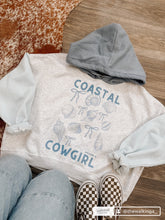 Load image into Gallery viewer, COASTAL COWGIRL HOODIE: BLUE
