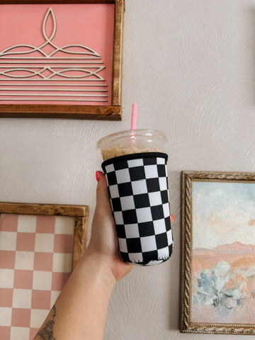 COFFEE KOOZIE: CHECKER