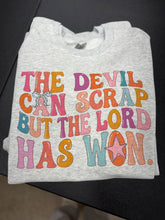 Load image into Gallery viewer, LORD HAS WON - bubble letters
