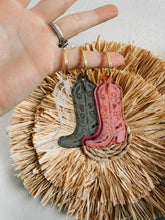 Load image into Gallery viewer, COWBOY BOOT KEYCHAIN: MIDNIGHT BLACK
