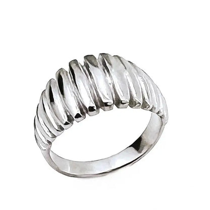 ROARK TEXTURED RING SZ 8
