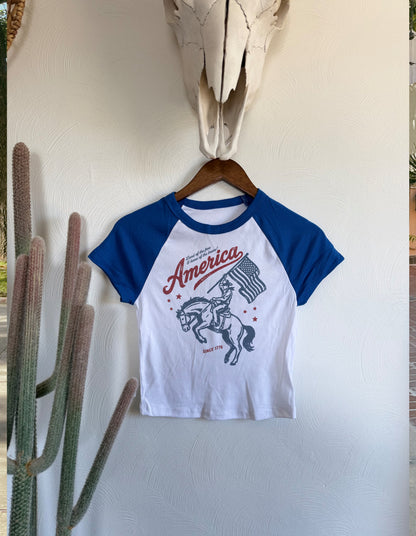 AMERICA: BABY TEE