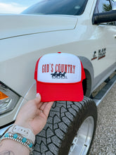 Load image into Gallery viewer, GOD'S COUNTRY CAP: RED
