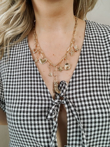 THE COWGIRL CHARM NECKLACE