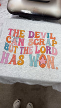 Load image into Gallery viewer, LORD HAS WON - bubble letters

