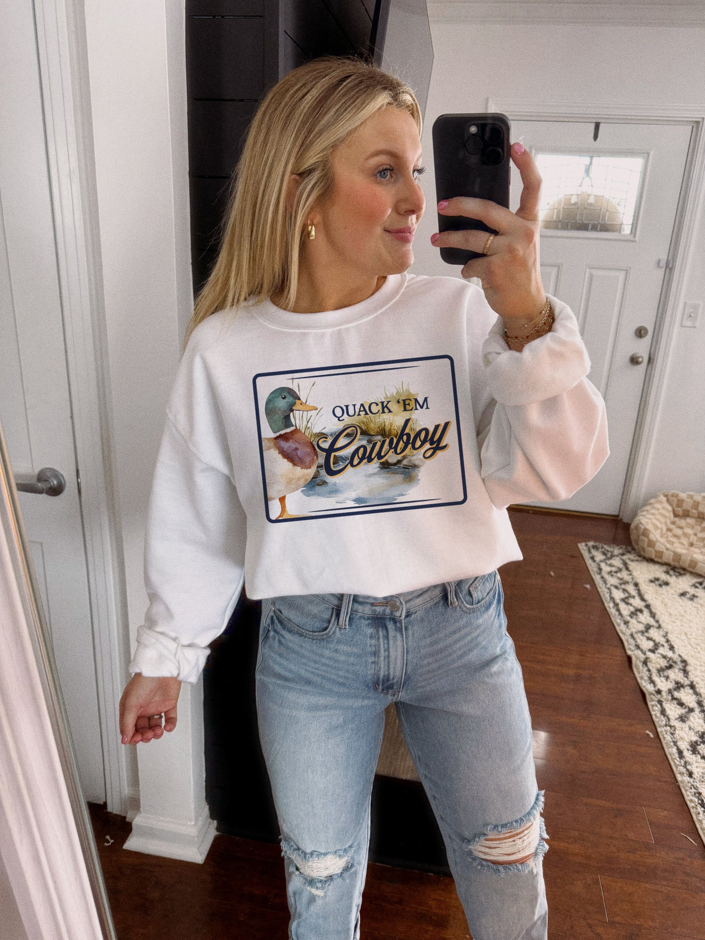 QUACK 'EM, COWBOY