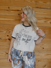 Load image into Gallery viewer, WORTH THE FALL: RINGER TEE

