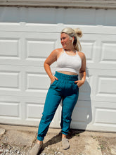 Load image into Gallery viewer, SUNDAY JOGGERS: TEAL
