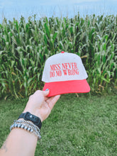 Load image into Gallery viewer, MISS NEVER DO NO WRONG: RED

