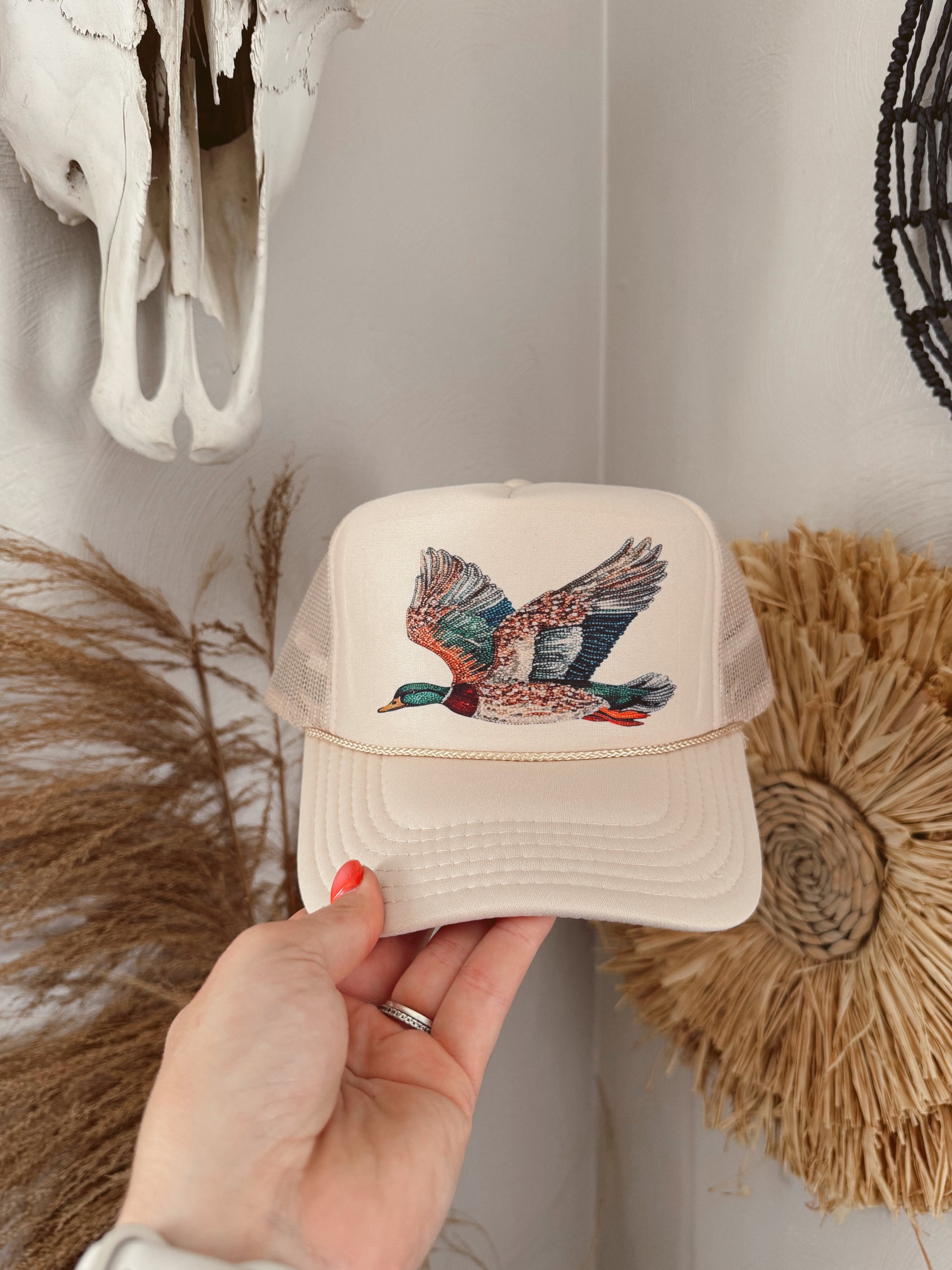 BEDAZZLED DUCK CAP: SAND – The Walking A