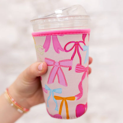 Coquette Bows Drink Sleeve: Medium