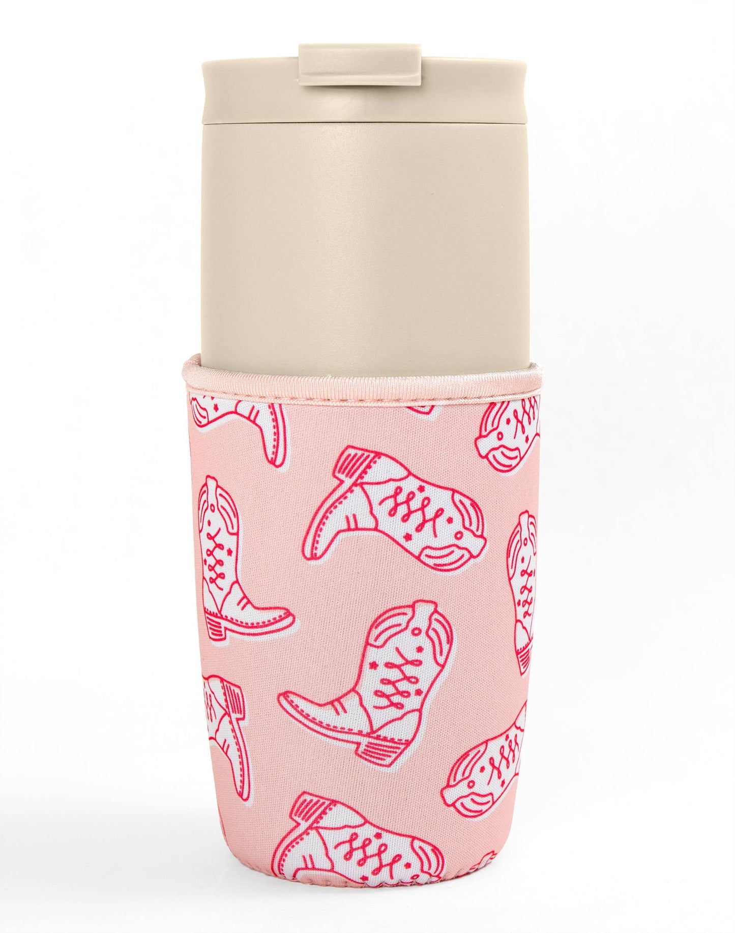 Western Cowgirl Boots Drink Sleeve: Medium